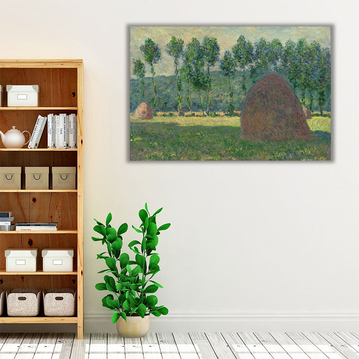 Haystack near Giverny, 1884 - Canvas Print Wall Art