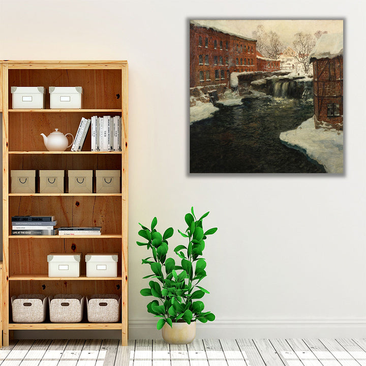 Mill Scene - Canvas Print Wall Art