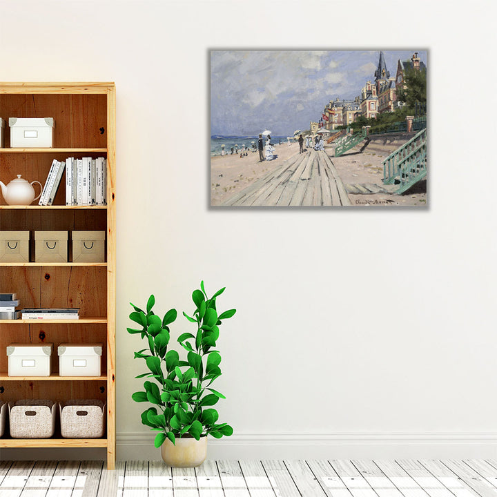 The Beach at Trouville, 1948 - Canvas Print Wall Art