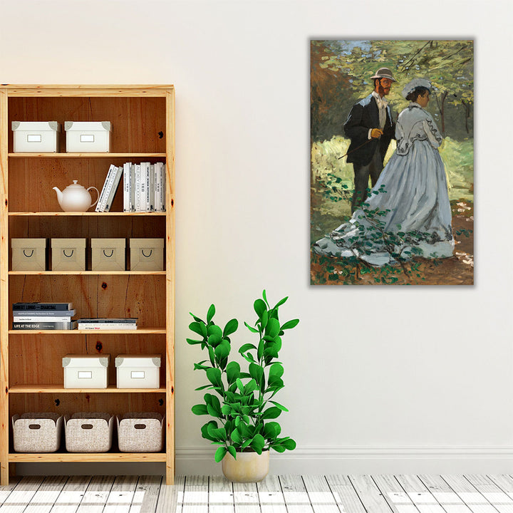 Bazille and Camille, 1865 - Canvas Print Wall Art