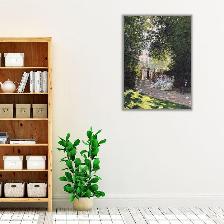 The Parc Monceau, 1878 - Canvas Print Wall Art