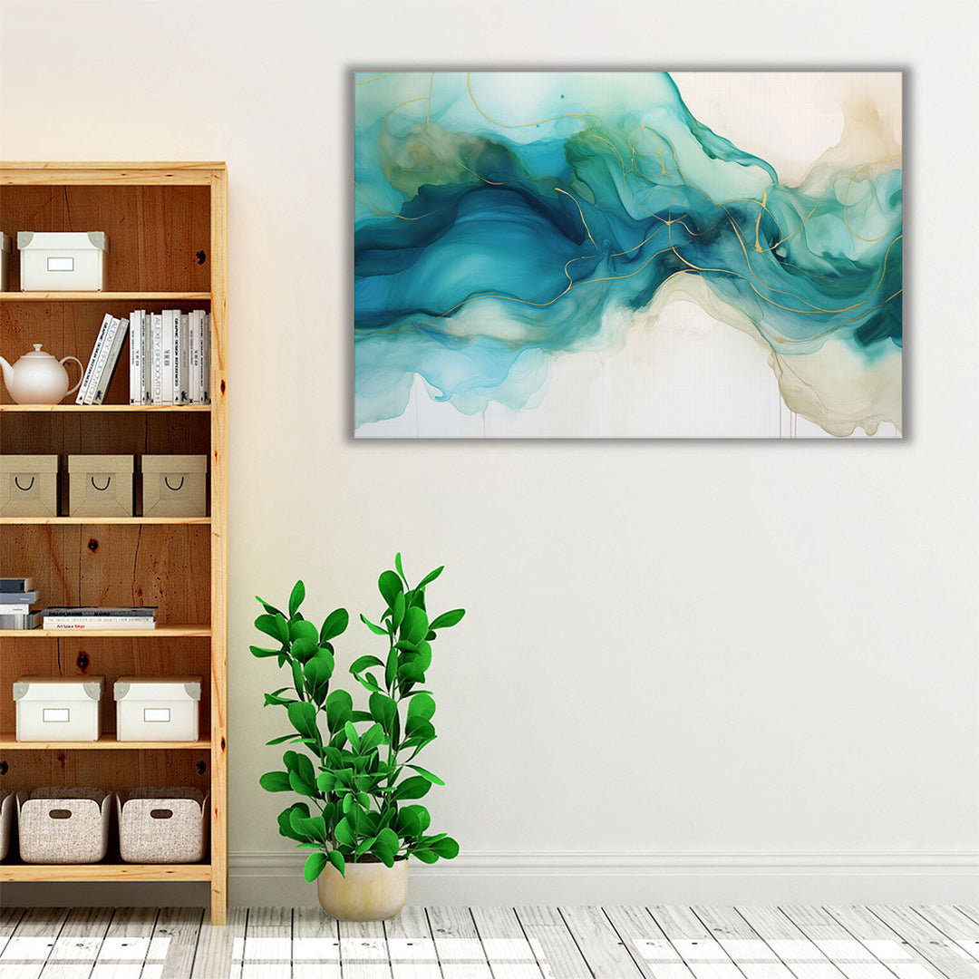 Fluid Currents - Canvas Print Wall Art