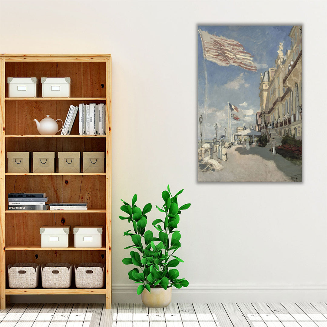 Black Rocks Hotel Trouville - Canvas Print Wall Art