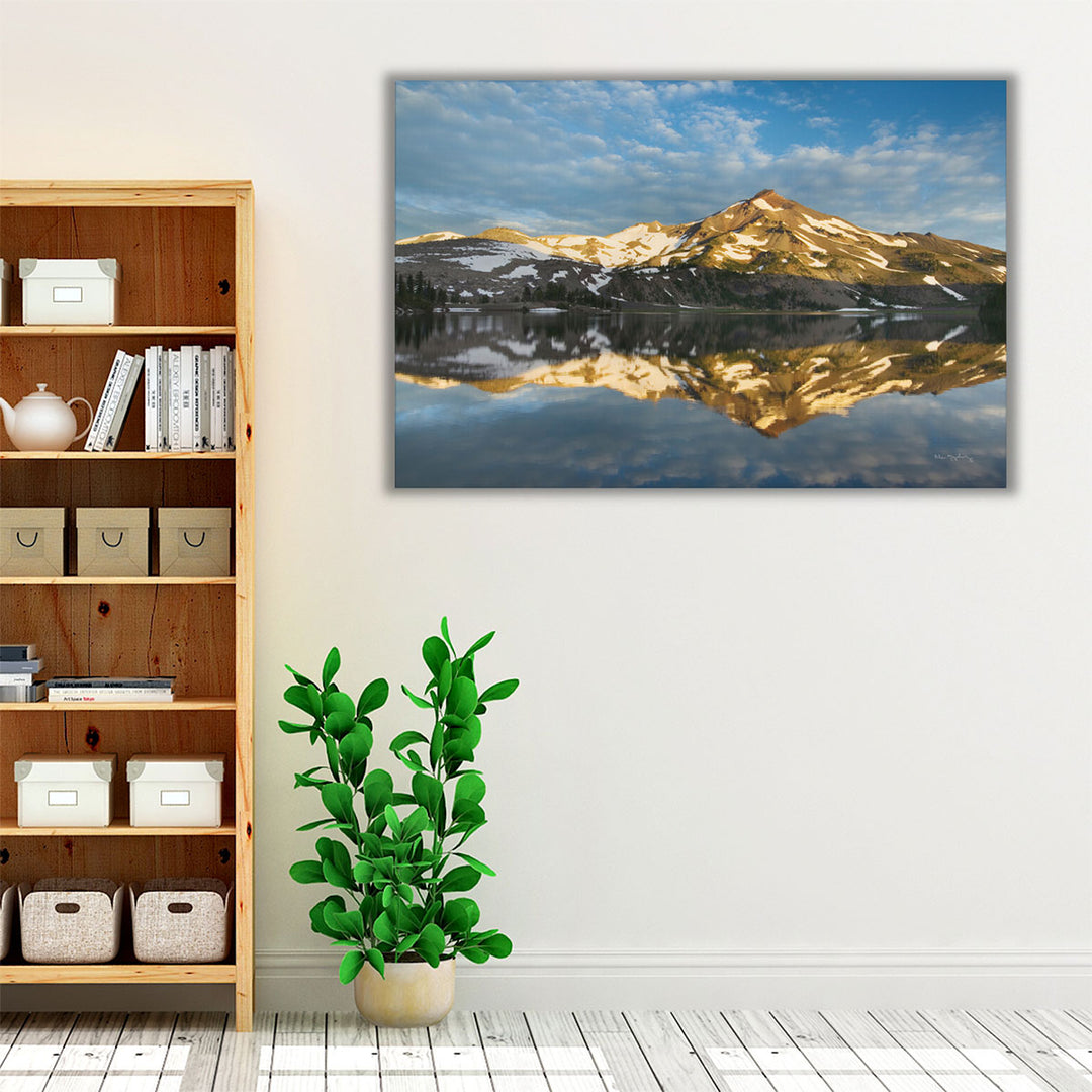 South Sister Reflection I - Canvas Print Wall Art