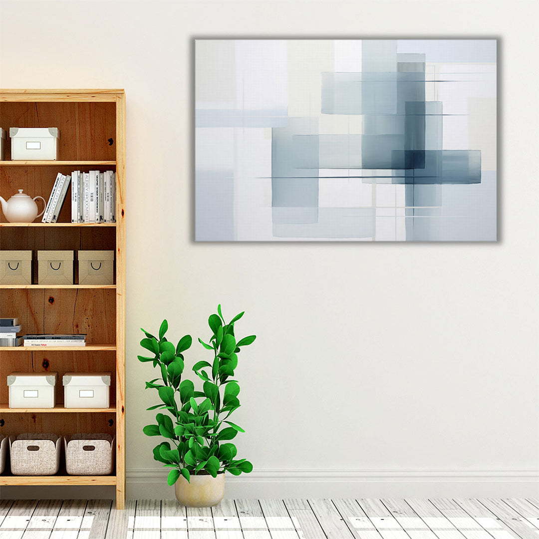 Glacial Geometry - Canvas Print Wall Art