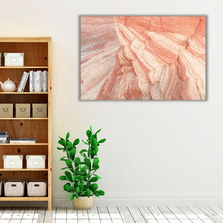 Coyote Buttes VII Blush - Canvas Print Wall Art