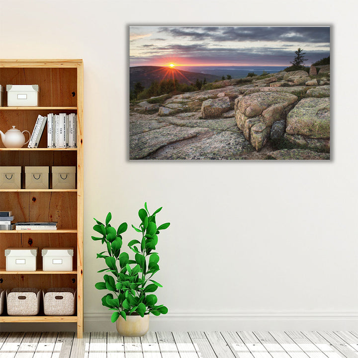 Acadia National Park Sunset - Canvas Print Wall Art