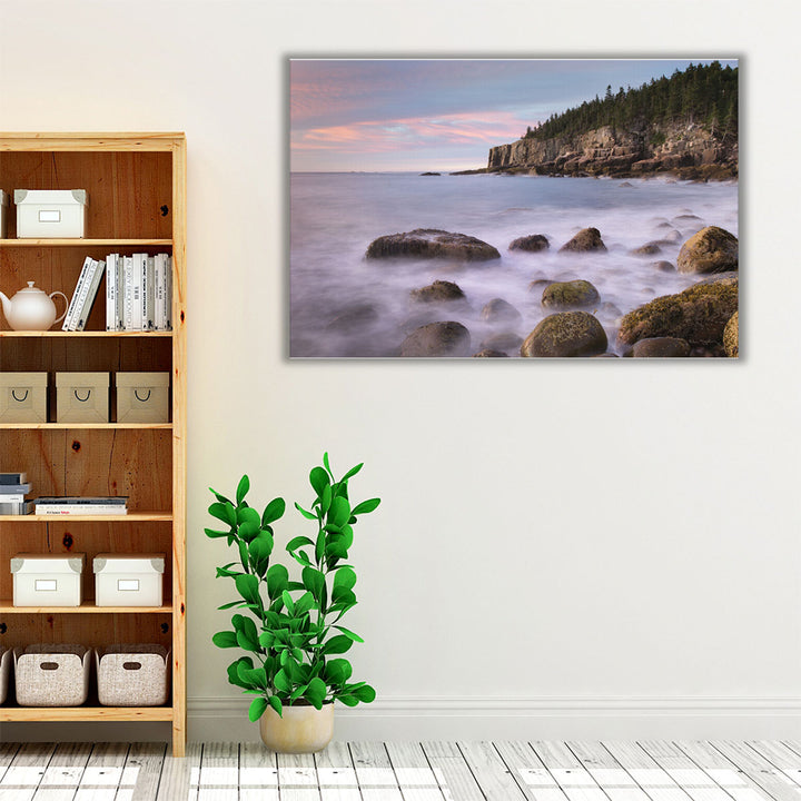 Cobblestone Beach - Canvas Print Wall Art