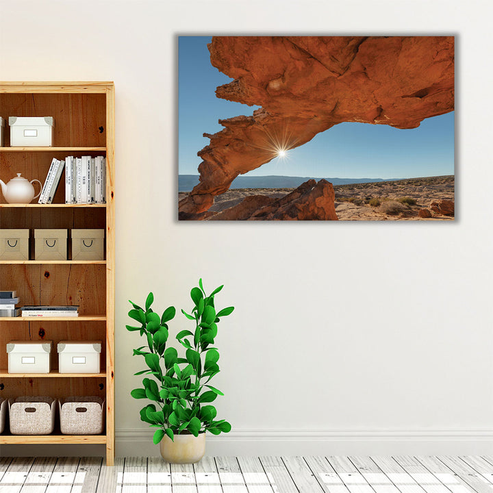 Sunset Arch Grand Staircase Escalante National Monument - Canvas Print Wall Art