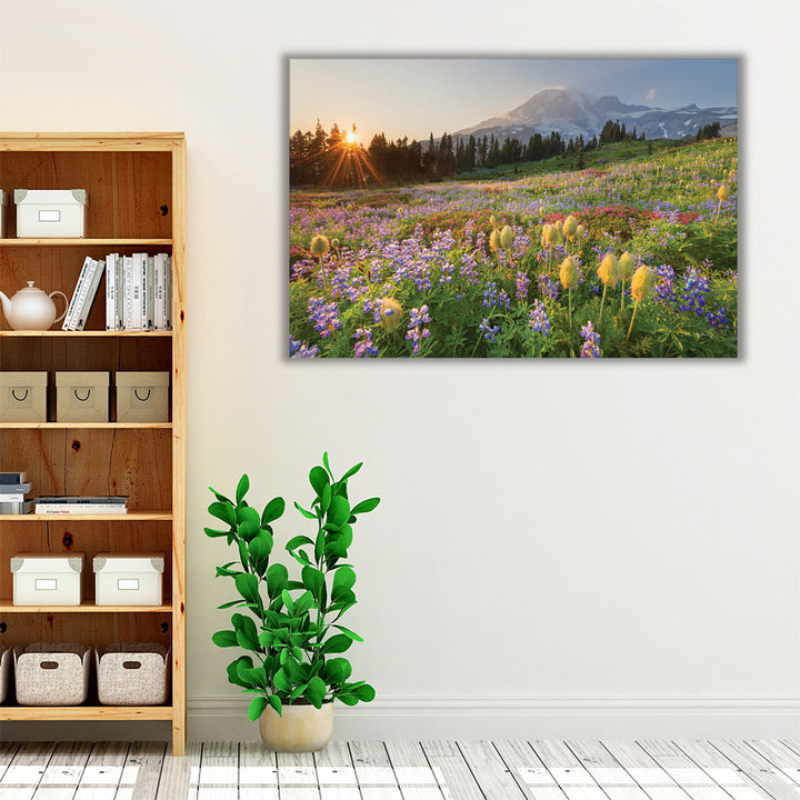 Paradise Wildflower Meadows I - Canvas Print Wall Art