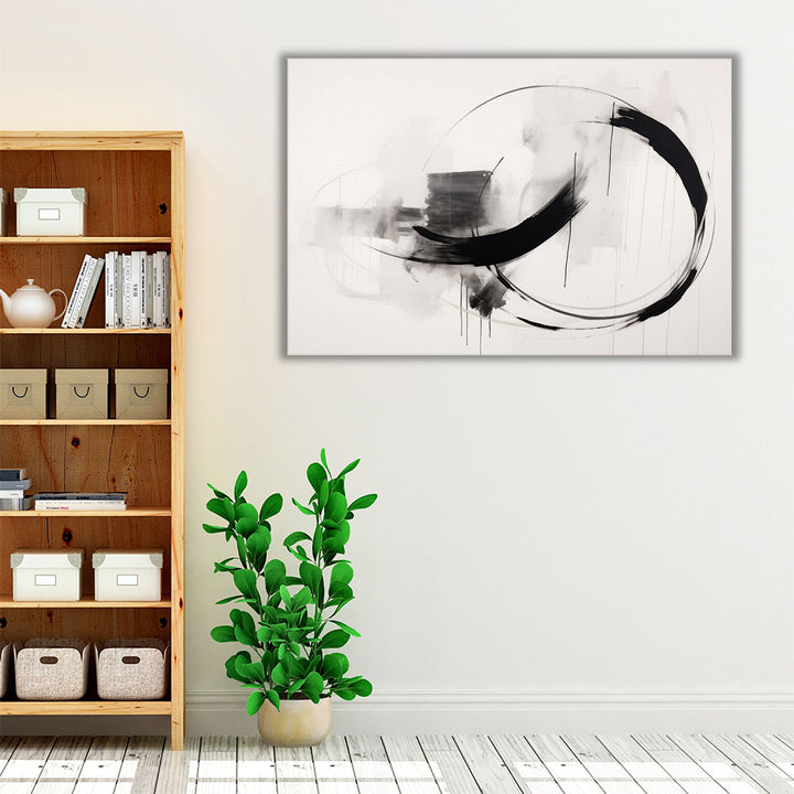 Monotone Motion - Canvas Print Wall Art