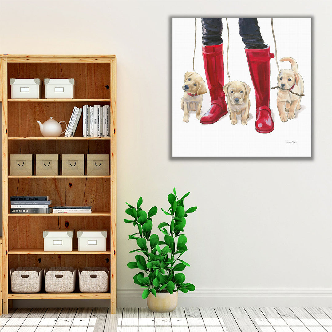 Furry Fashion Friends I - Canvas Print Wall Art