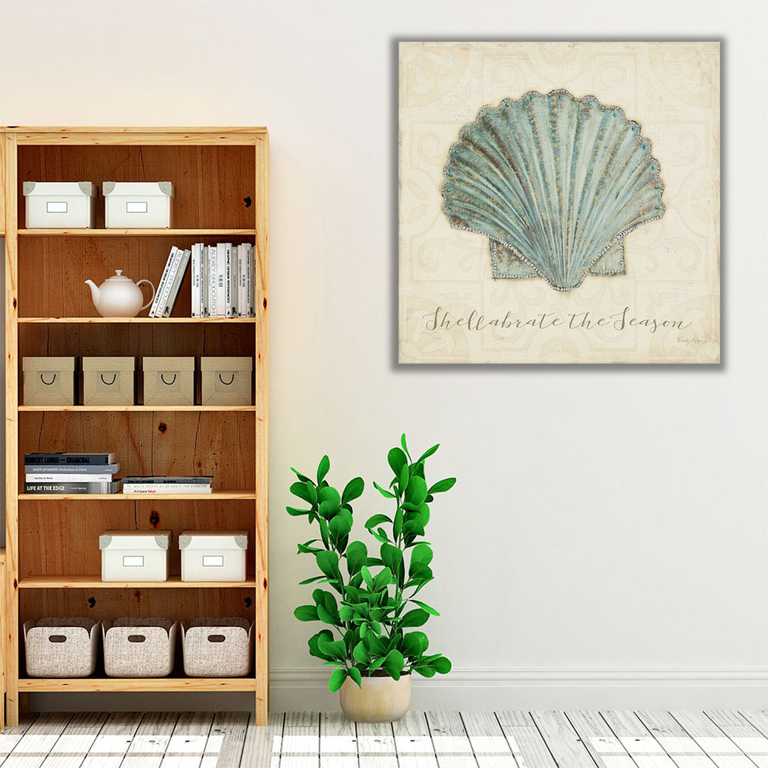 Beach Treasures I Christmas - Canvas Print Wall Art