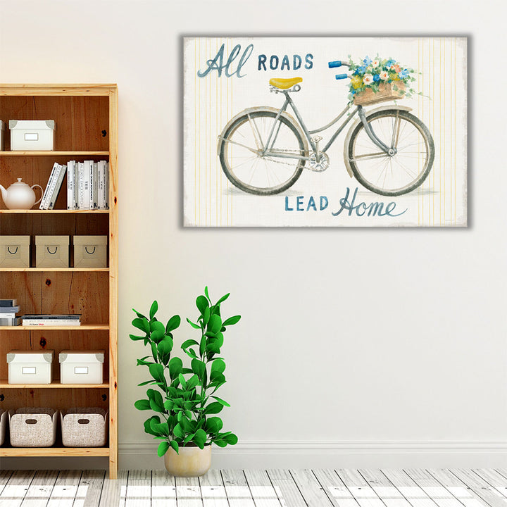 Floursack Home I - Canvas Print Wall Art