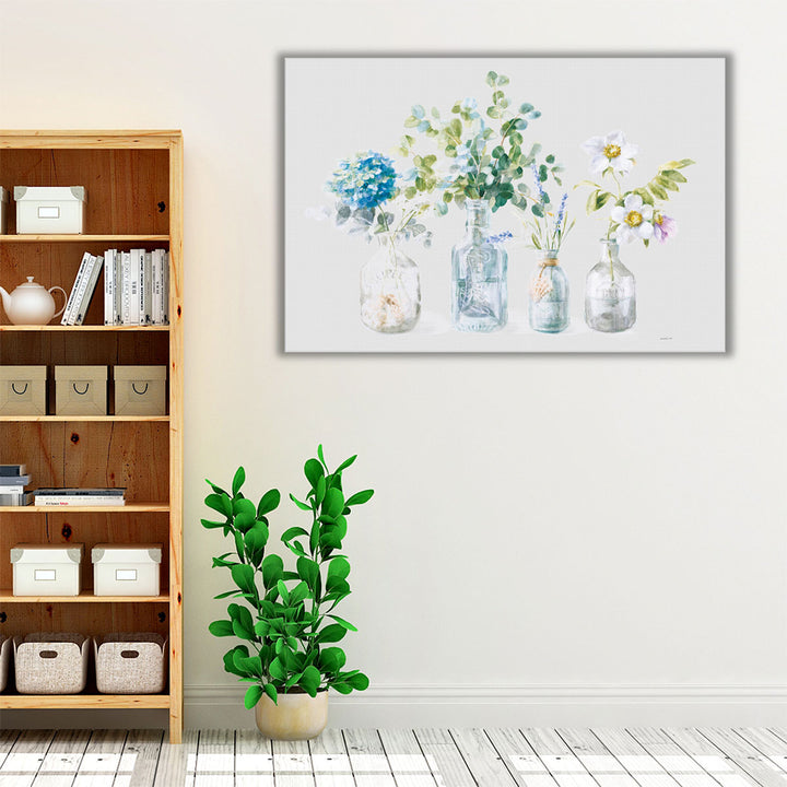 Beach Flowers I - Canvas Print Wall Art