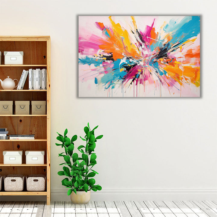 Prismatic Burst - Canvas Print Wall Art