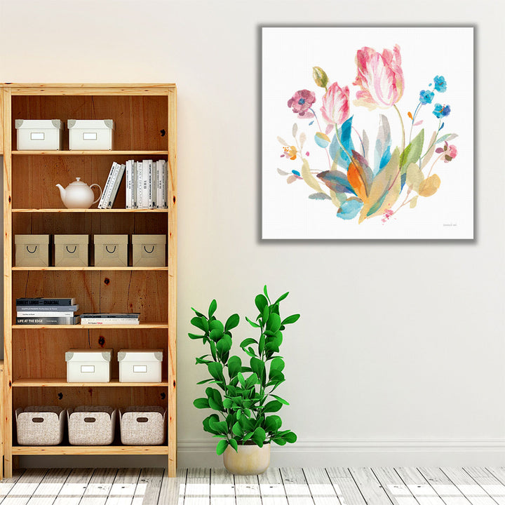 Spring Tulips II - Canvas Print Wall Art