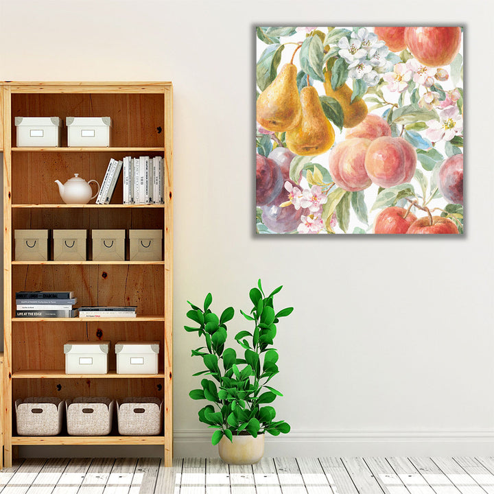 Blooming Orchard Pattern I - Canvas Print Wall Art