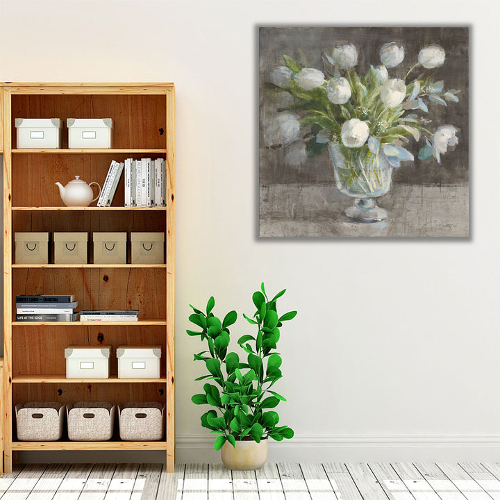 Serene Tulips - Canvas Print Wall Art