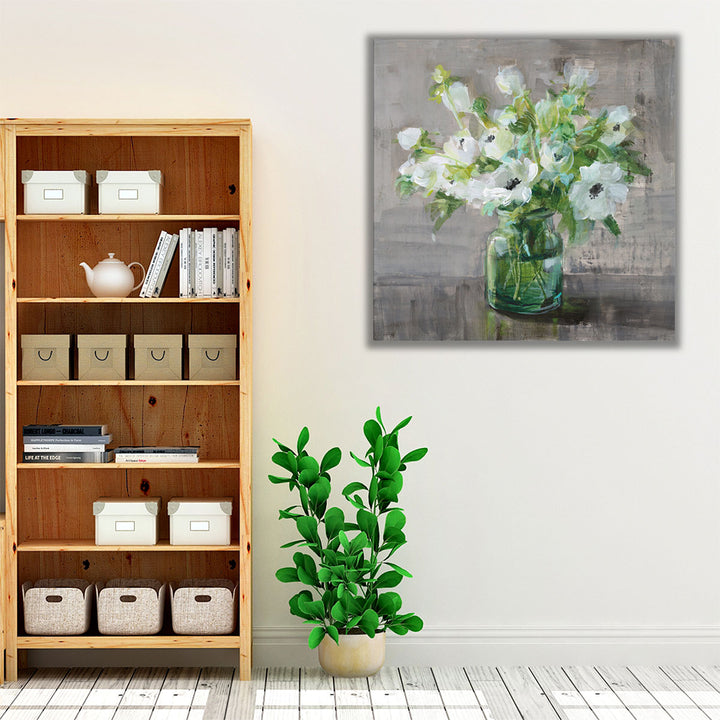 Fresh Anemones - Canvas Print Wall Art