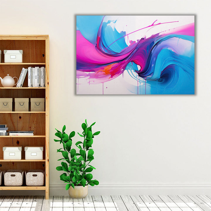 Swirl Sensation - Canvas Print Wall Art