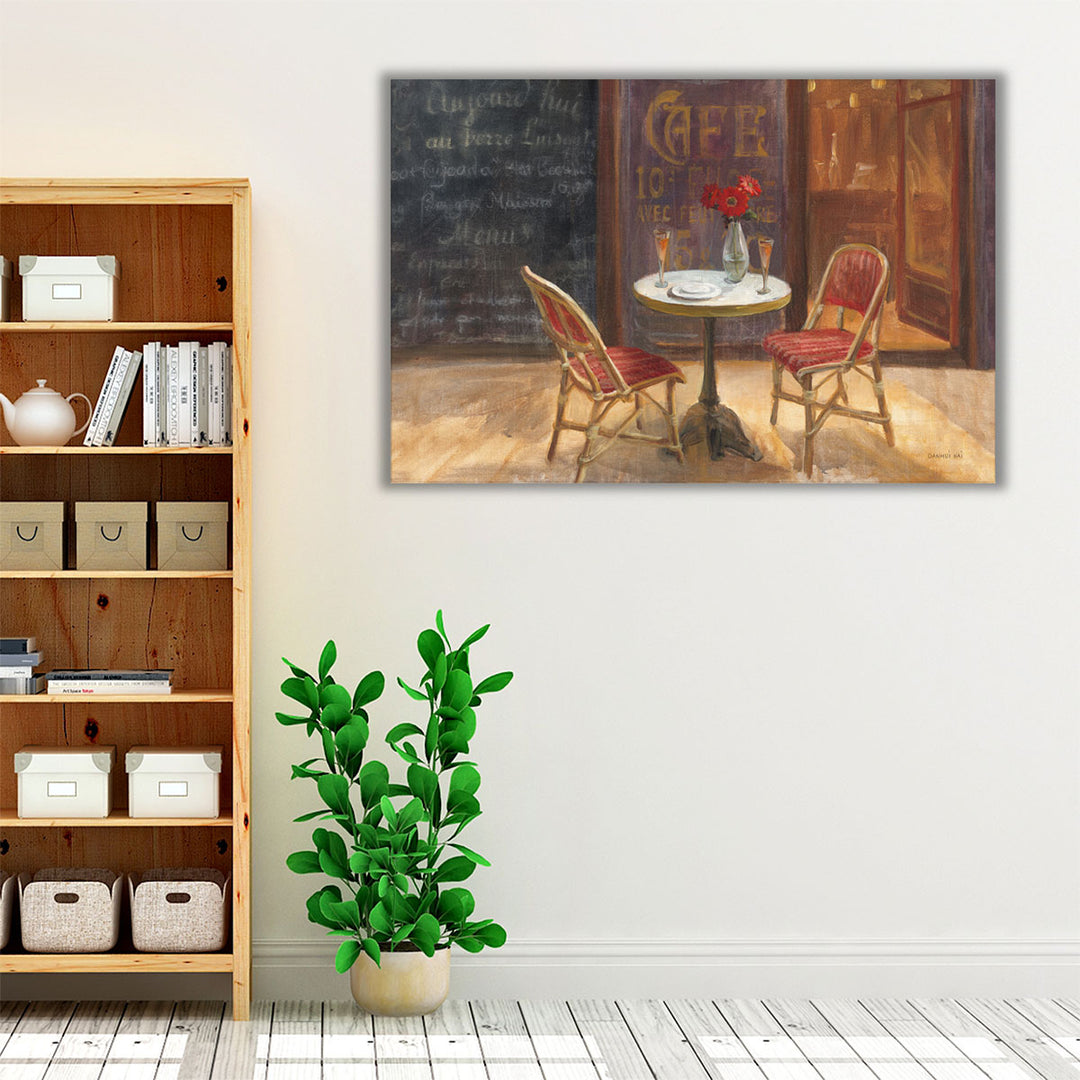 Cafe a Deux - Canvas Print Wall Art