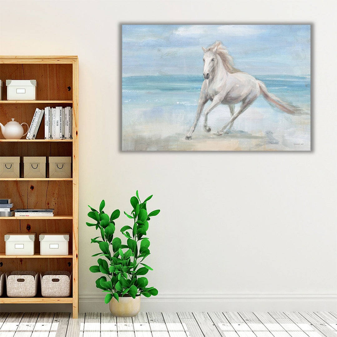 Gallop on the Beach - Canvas Print Wall Art