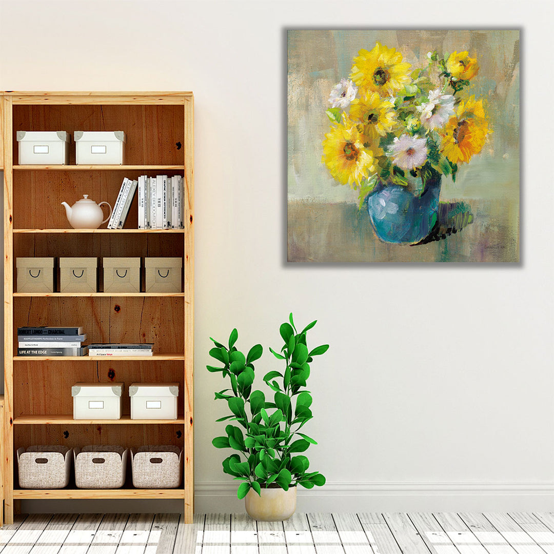 Sunflower Still Life I - Canvas Print Wall Art