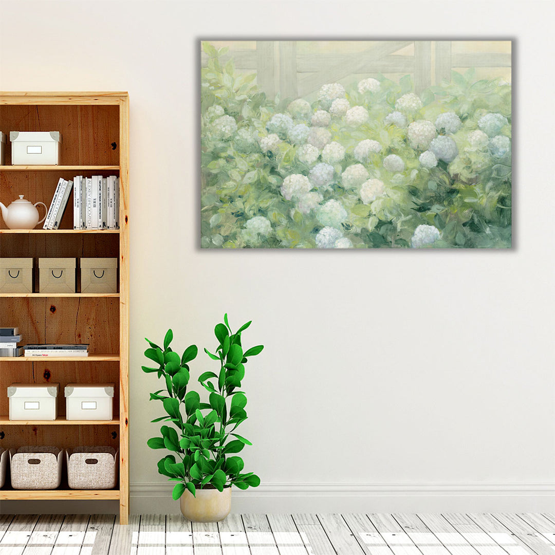 Hydrangea Lane - Canvas Print Wall Art