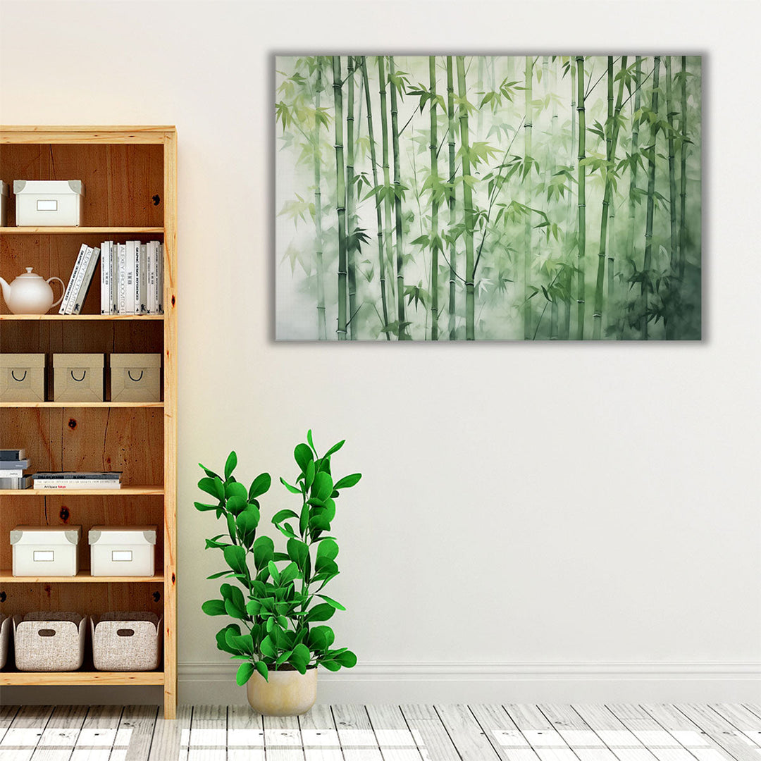 Bamboo Adventure - Canvas Print Wall Art