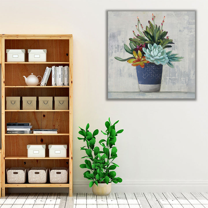 Succulent Still Life I - Canvas Print Wall Art