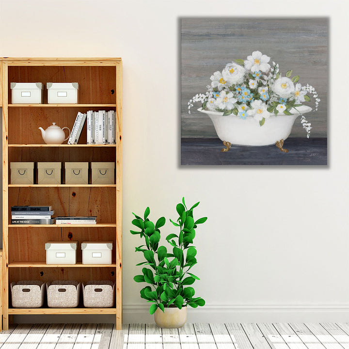 Blooming Bath - Canvas Print Wall Art