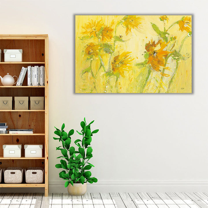 Your Sweet Orange Flowers - Canvas Print Wall Art