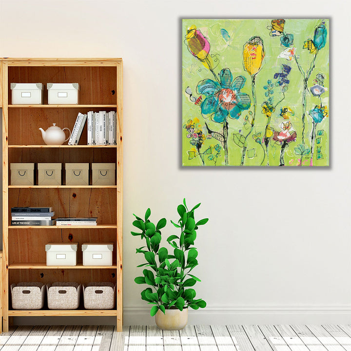 Doodle Garden - Canvas Print Wall Art