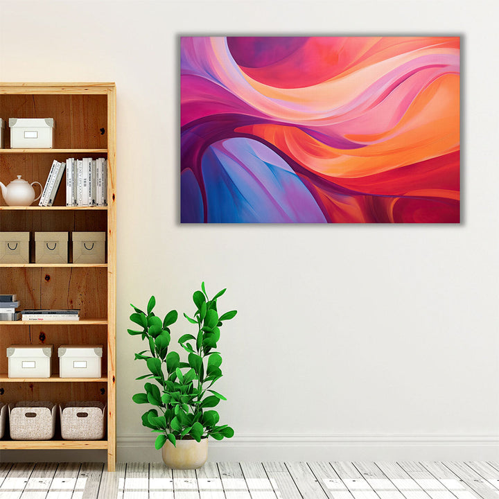 Fiery Melody - Canvas Print Wall Art