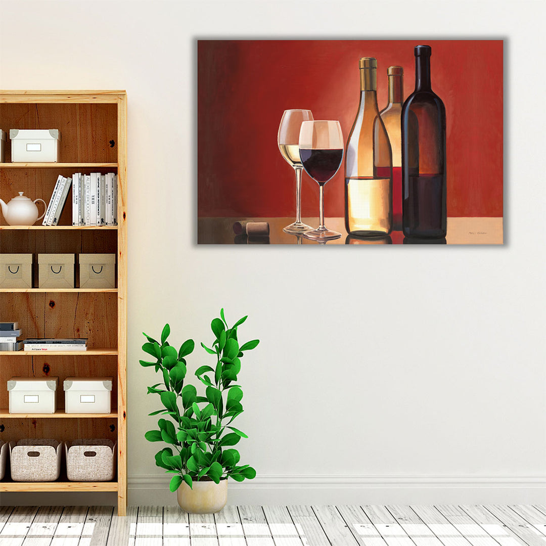 Wine Trio - Canvas Print Wall Art