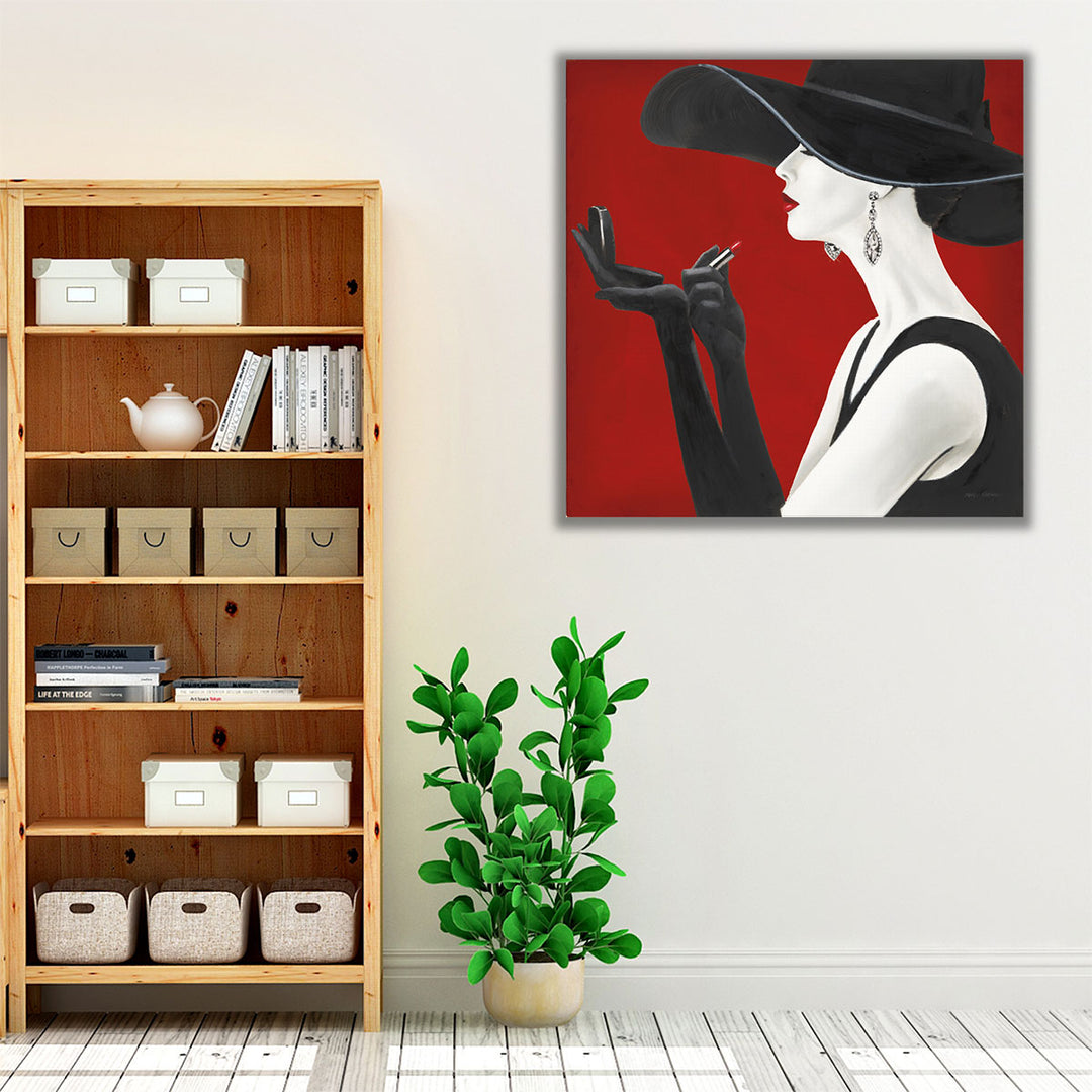 Haute Chapeau Rouge II - Canvas Print Wall Art