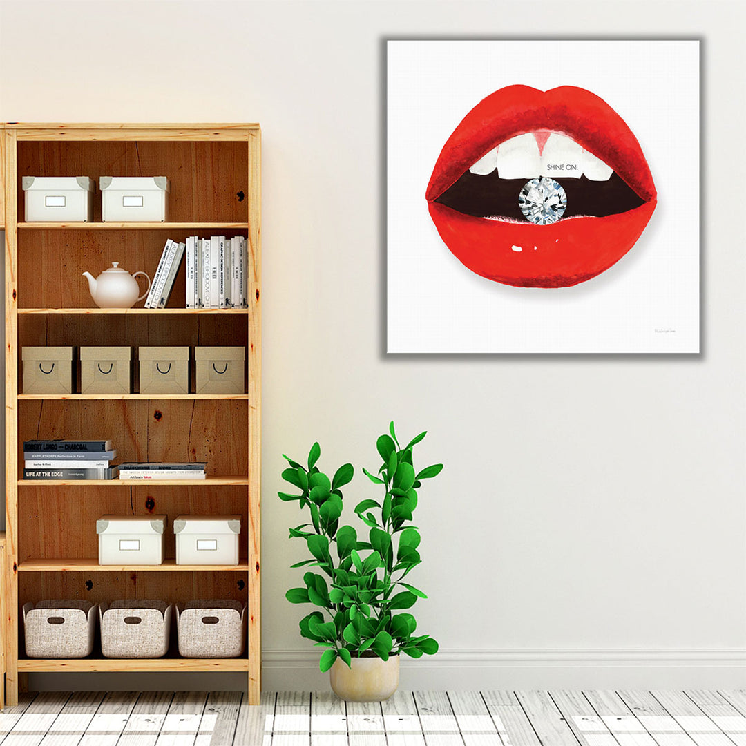 Hot Lips II - Canvas Print Wall Art