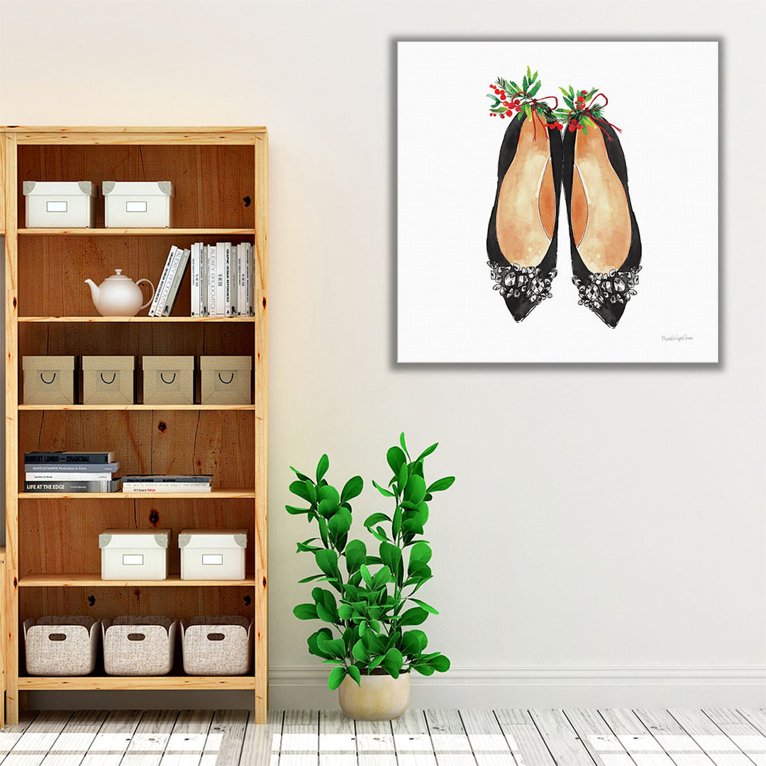 Christmas Shoes I - Canvas Print Wall Art