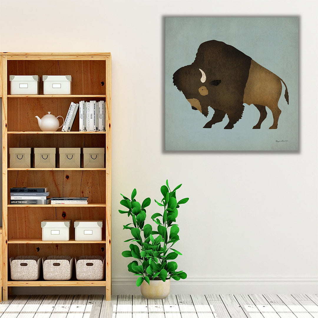 Buffalo Bison I - Canvas Print Wall Art