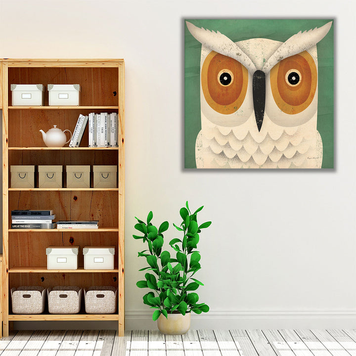 White Owl - Canvas Print Wall Art