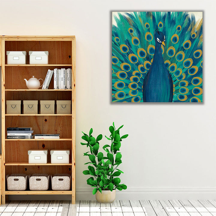 Proud as a Peacock I - Canvas Print Wall Art