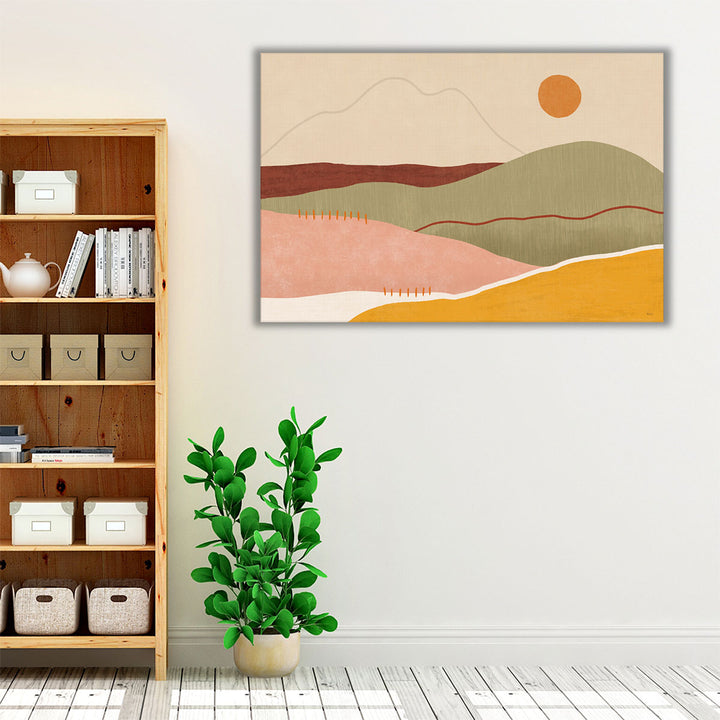 Warmscape II - Canvas Print Wall Art