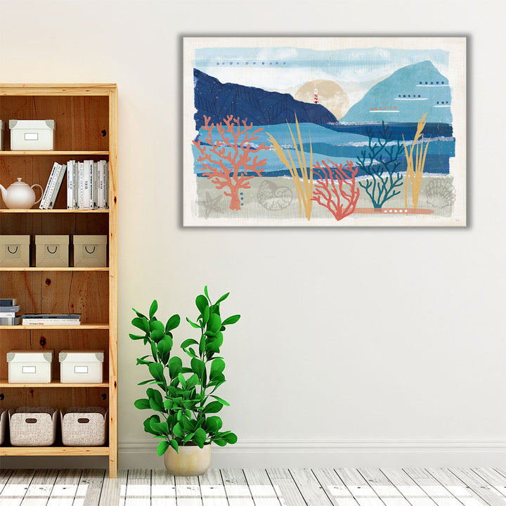 Coastal View I - Canvas Print Wall Art