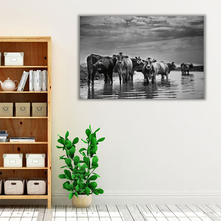 In the River - Canvas Print Wall Art