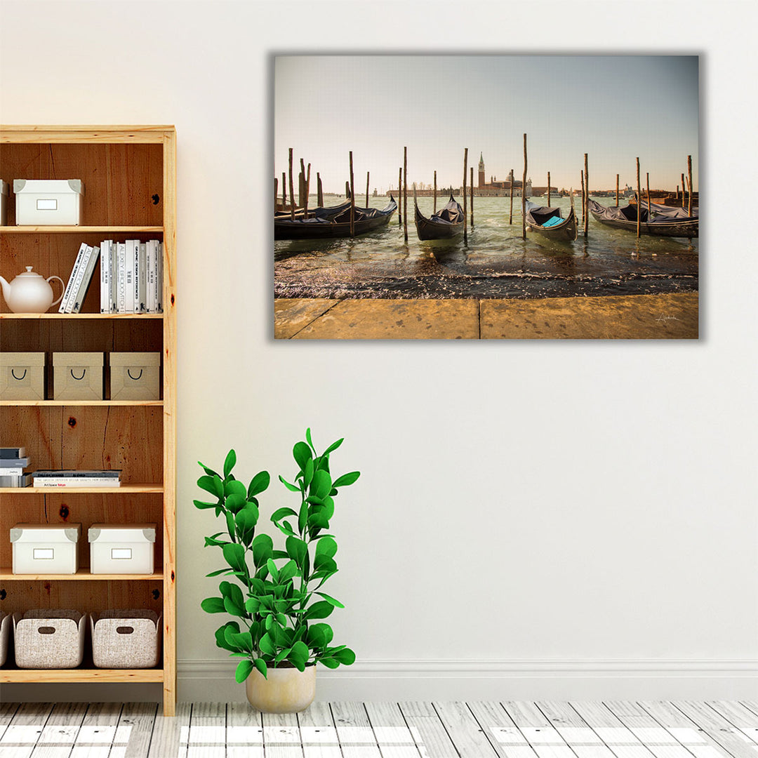 Venice Gondolas - Canvas Print Wall Art