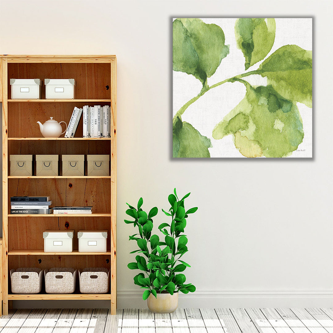 Blue and Green Garden VII - Canvas Print Wall Art