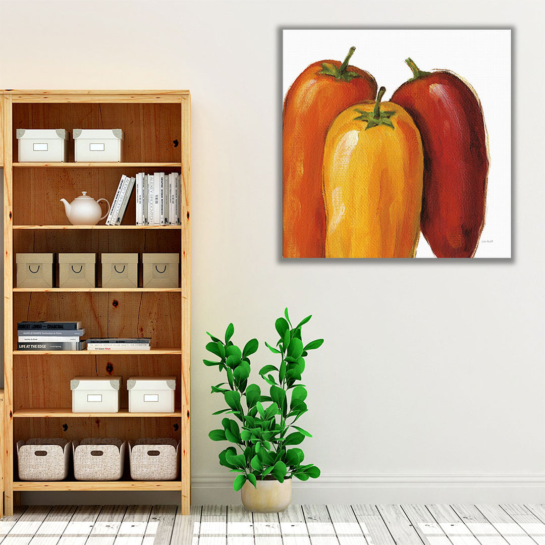 Spicy on White - Canvas Print Wall Art