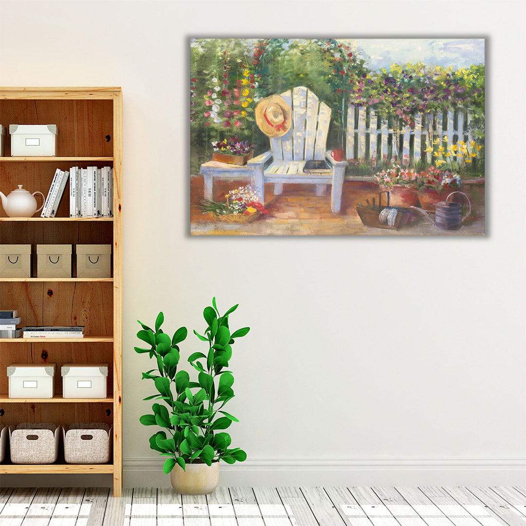 Carols Sunny Garden - Canvas Print Wall Art