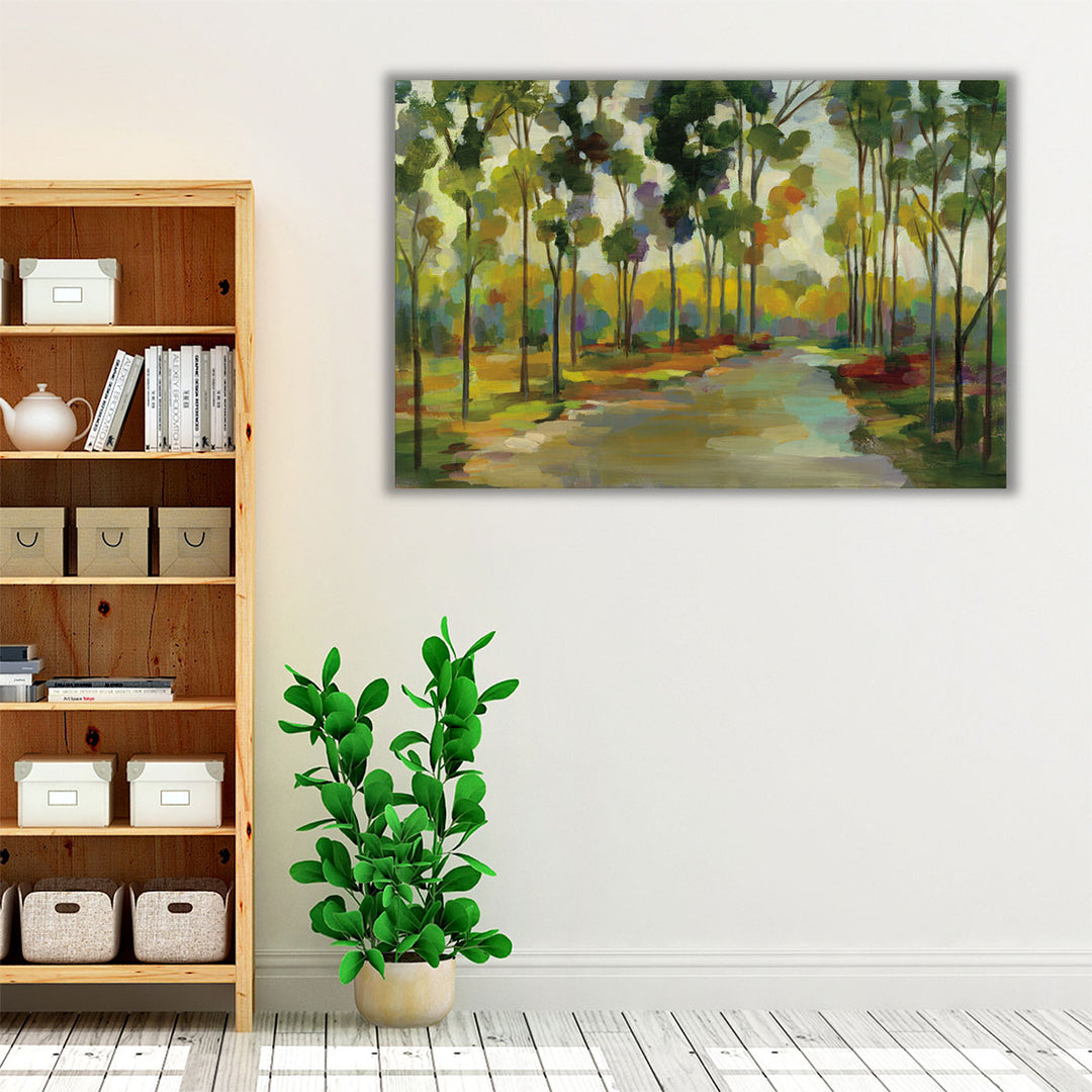 Path in the Forest - Canvas Print Wall Art